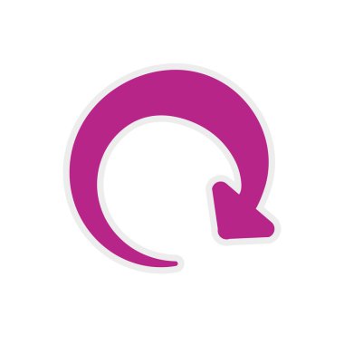 ok yönünü Infographic simgesi. Vektör grafiği