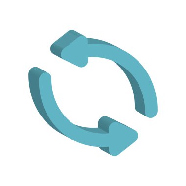 ok yönünü Infographic simgesi. Vektör grafiği