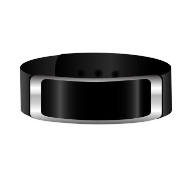 giyilebilir teknoloji simgesini izleyin. Vektör grafiği