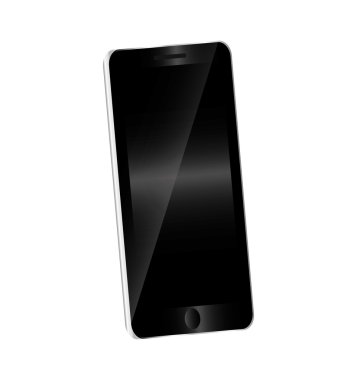 Smartphone teknoloji gadget simge göster. Vektör grafiği
