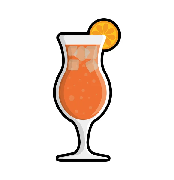 Drank drinken alcohol pictogram. Vectorafbeelding — Stockvector