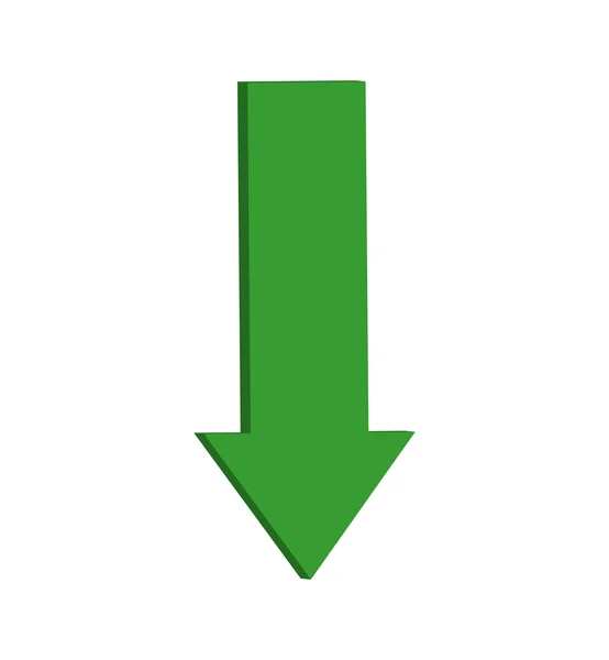 Seta direção ícone de forma infográfica. Gráfico vetorial —  Vetores de Stock
