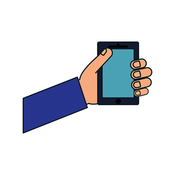 Smartphone gadget tecnología icono de la pantalla. Gráfico vectorial — Vector de stock