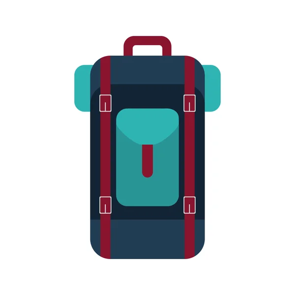 Bagage Bagage tas reizen reis pictogram. Vectorafbeelding — Stockvector