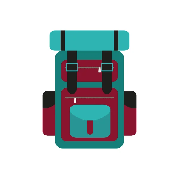 Baggage luggage bag travel trip icon. Vector graphic — Stock Vector