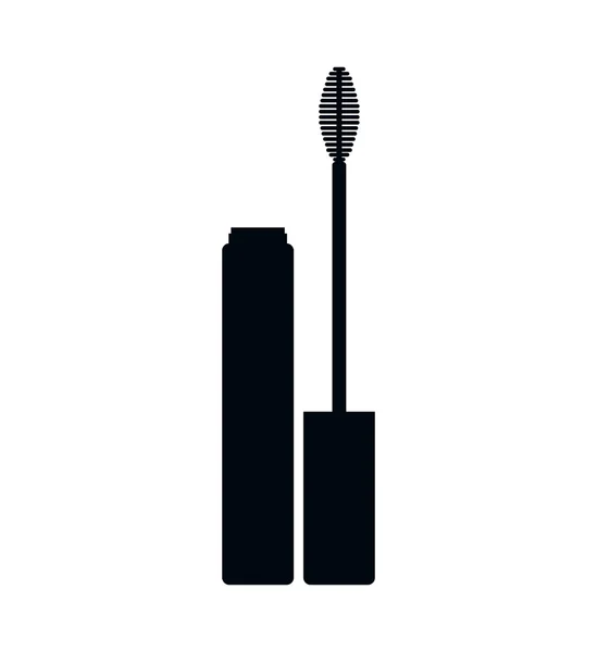 Mascara maquillage icône de produit de style. Graphique vectoriel — Image vectorielle