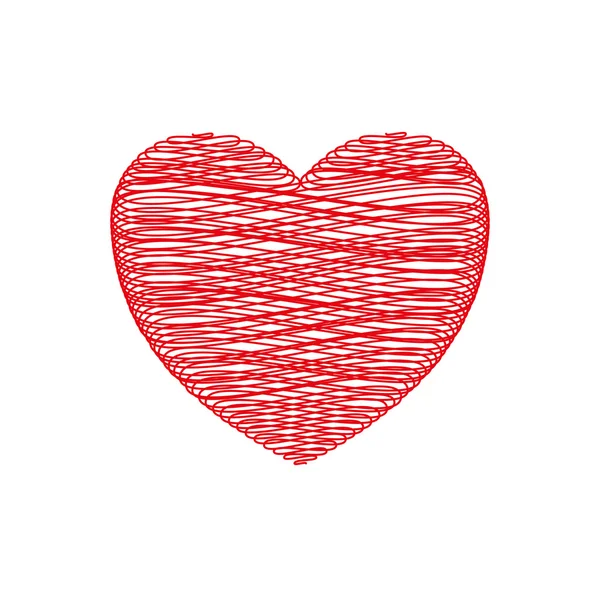 Hjärta kärlek romatic passion ikon. Vektorgrafik — Stock vektor
