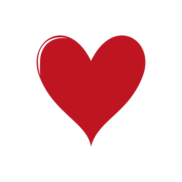 Heart love romatic passion icon. Vektorgrafik — Stockvektor