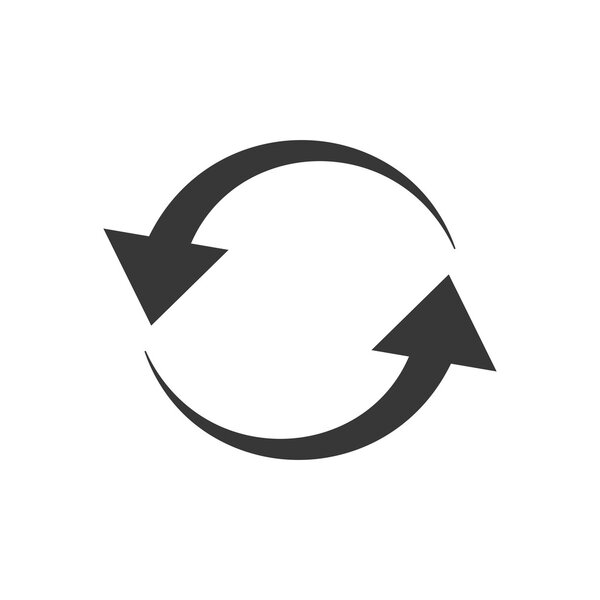 arrow direction infographic icon. Vector graphic