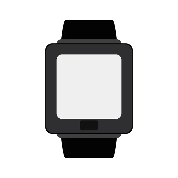 Uhr tragbare Technologie icon.vector graphic — Stockvektor