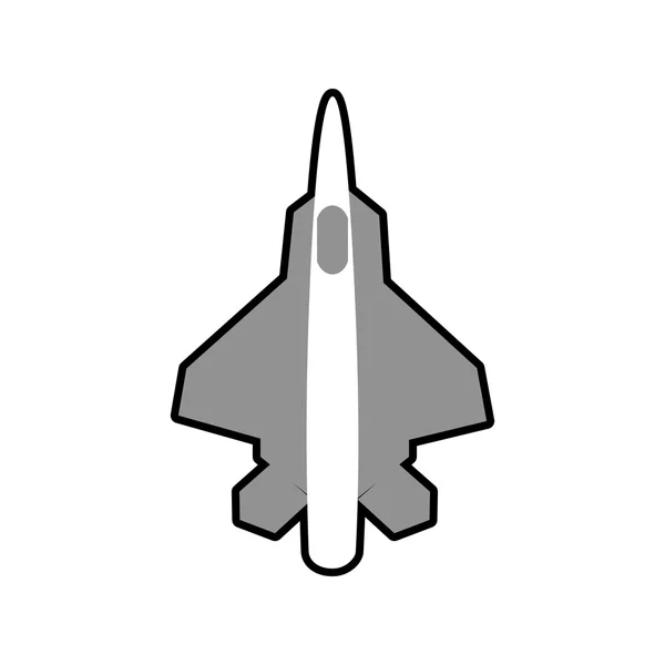Icona di trasporto aereo grigio viaggio. Grafico vettoriale — Vettoriale Stock