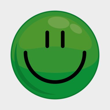 İfade yüz. Çizgi film küre. Vektör grafiği