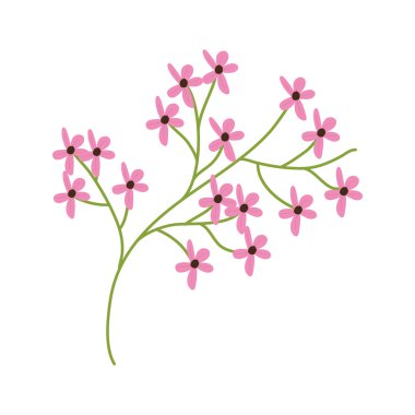 Çiçek Bahçe çiçek simgesi. Vektör grafiği