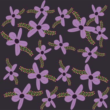 Çiçek Bahçesi arka plan simgesi. Vektör grafiği