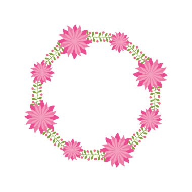 Çiçek Bahçe çiçek simgesi. Vektör grafiği