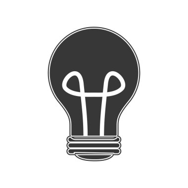 ampul güç enerji simgesi. Vektör grafiği