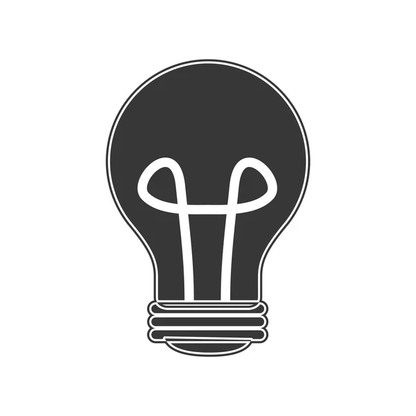 Ampoule icône de l'énergie de puissance. Graphique vectoriel — Image vectorielle