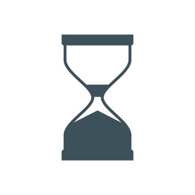 kum saati geleneksel saat araç simgesini. Vektör grafiği