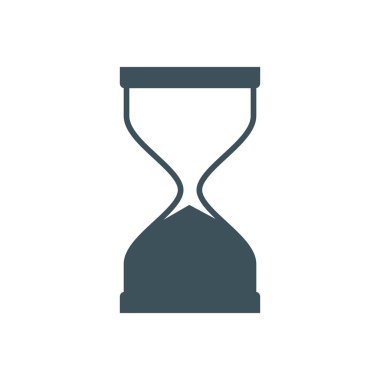 kum saati geleneksel saat araç simgesini. Vektör grafiği