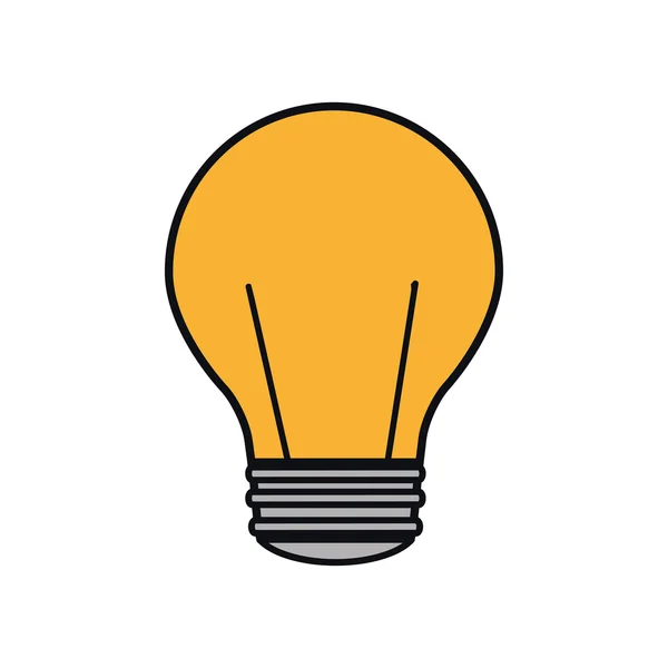 Ampoule icône de l'énergie de puissance. Graphique vectoriel — Image vectorielle