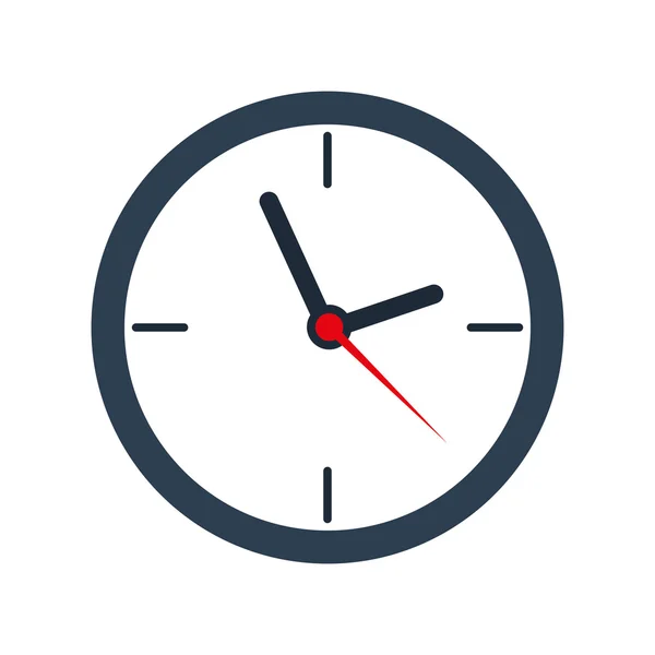 Horloge traditionnelle icône de l'instrument de temps. Graphique vectoriel — Image vectorielle