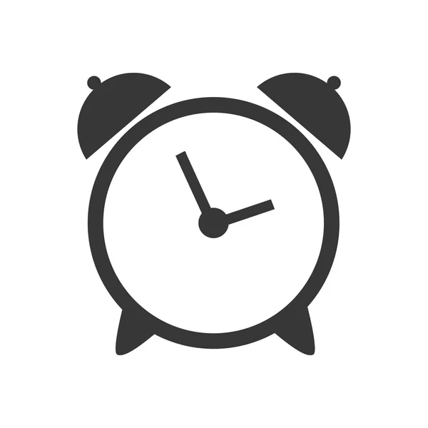 Reloj despertador icono del instrumento de tiempo. Gráfico vectorial — Archivo Imágenes Vectoriales