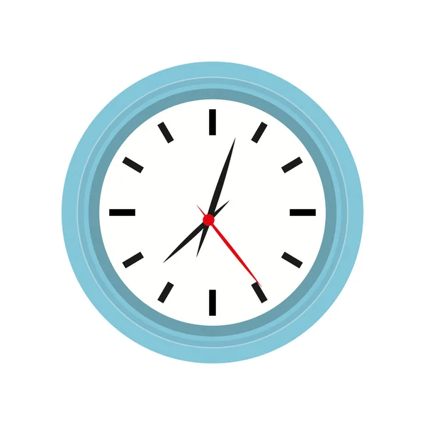 Clock traditional time instrument icon. Vector graphic — Stock Vector