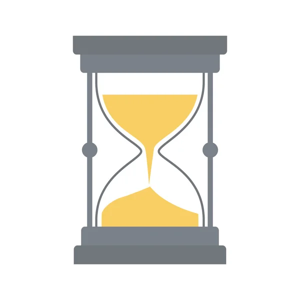 Hourglass traditional time instrument icon. Vector graphic — Stock Vector