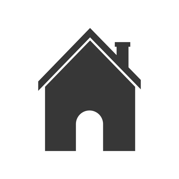 Ház otthon ingatlan épület ikonjára. Vektorgrafikus — Stock Vector