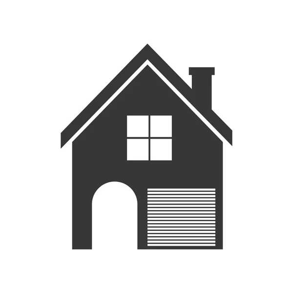 House home real estate building icon. Vector graphic — Stock Vector