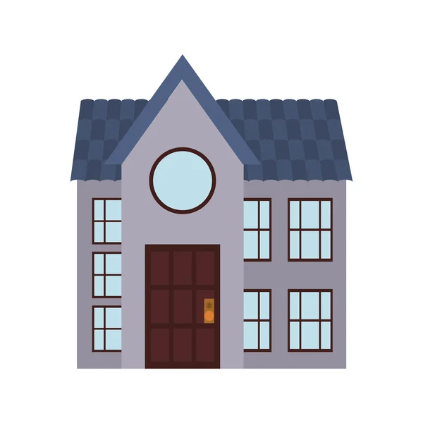 House home real estate building icon. Vector graphic — Stock Vector