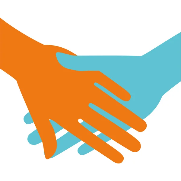 Human hand help support icon. Vector graphic — Stock Vector