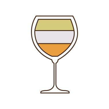 kokteyl alkol içki içecek kutsal kişilerin resmi, vektör çizim