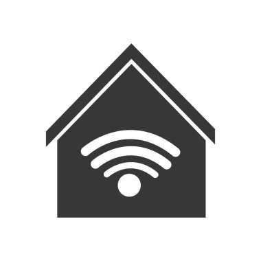 Akıllı ev teknolojisi simgesi