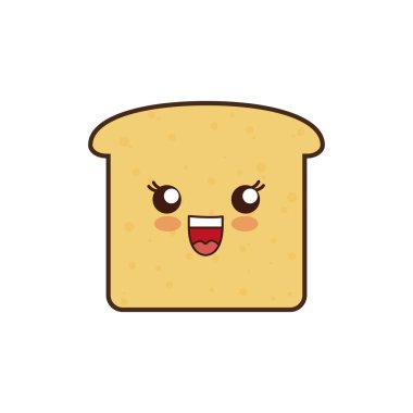 ekmek kahvaltı yemek menüsü simgesini