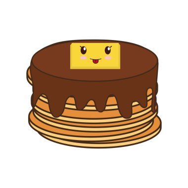 Krep kahvaltı yemek menüsü simgesini