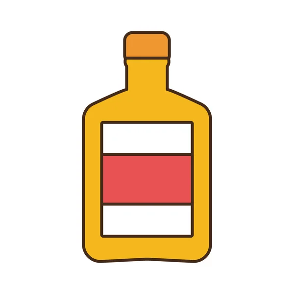 Garrafa bebida alcoólica bebida ícone, ilustração vetorial —  Vetores de Stock