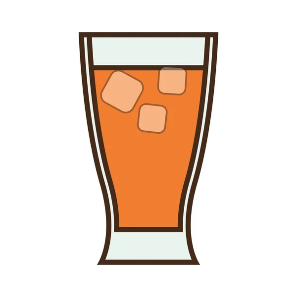 Cóctel alcohol bebida bebida icono, vector de ilustración — Vector de stock