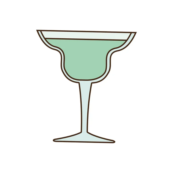 Cocktail alcool boisson boisson icône, illustration vectorielle — Image vectorielle
