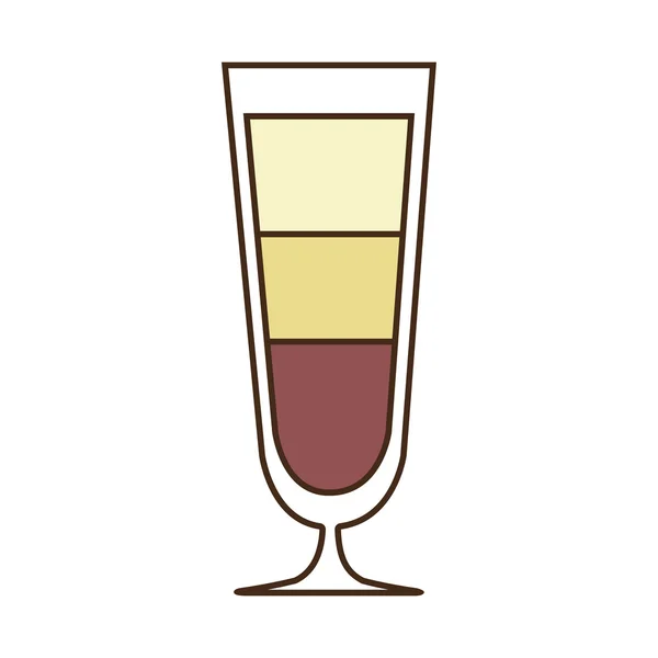 Икона коктейльного спирта, векторная иллюстрация — стоковый вектор