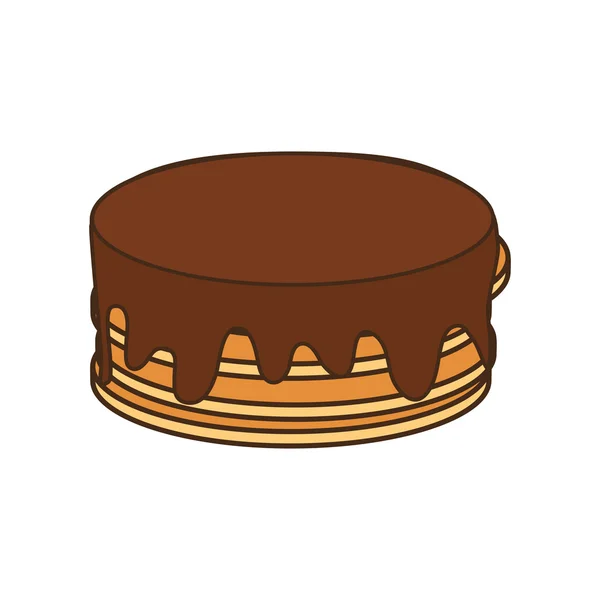 Pfannkuchen Frühstück Essen Speisekarte Symbol — Stockvektor