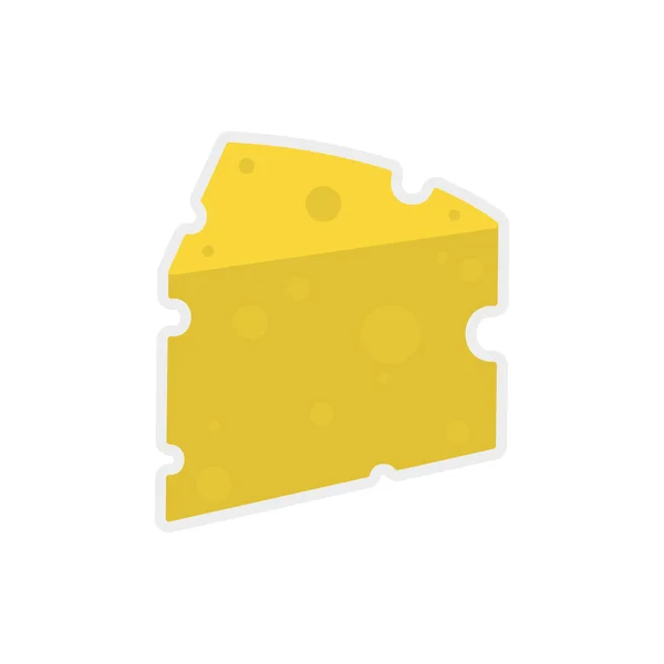Cheese healthy food organic icon — Stock Vector
