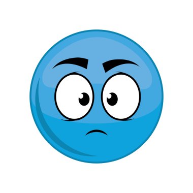 Küre karikatür yüz ifade simgesi