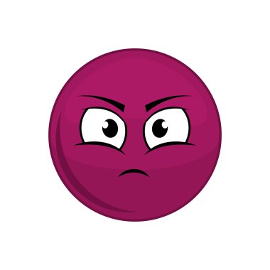 Küre karikatür yüz ifade simgesi