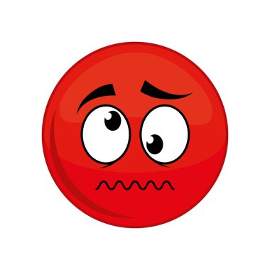 Küre karikatür yüz ifade simgesi