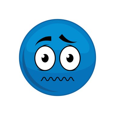 Küre karikatür yüz ifade simgesi