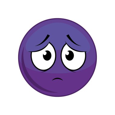 Küre karikatür yüz ifade simgesi