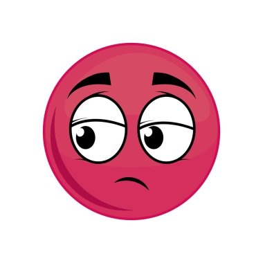 Küre karikatür yüz ifade simgesi