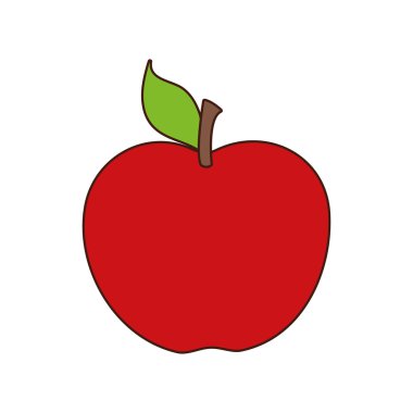 elma sağlıklı gıda simgesi