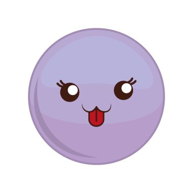 Kawaii küre ifade simgesi